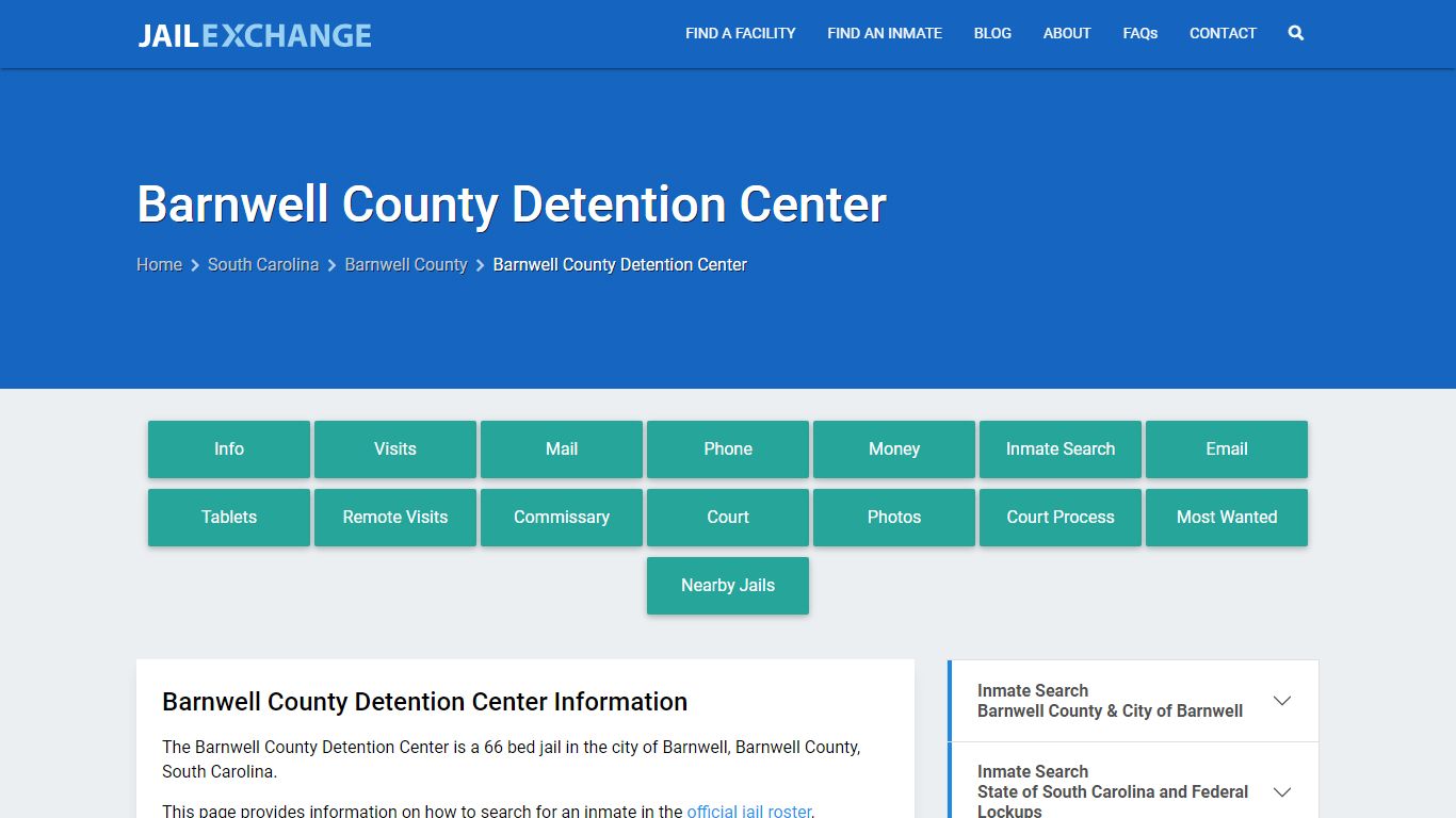 Barnwell County Detention Center - Jail Exchange
